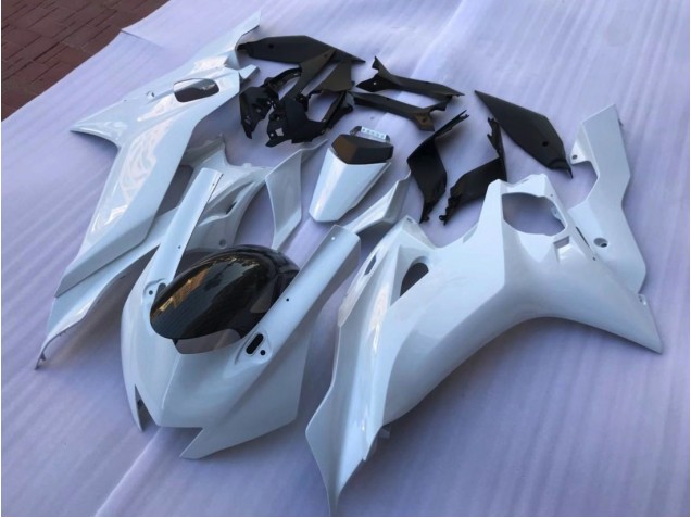 2017-2021 Perle Blanche Yamaha R6 Carénage Moto