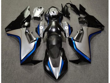 2017-2023 Argent & Noir & Bleu Honda CBR1000RR Carénage Moto