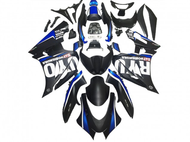 2017-2023 Noir Mat & Bleu Suzuki GSXR 1000 Carénage Moto 2017-2023 Noir Mat & Bleu Suzuki GSXR 1000 Carénage Moto